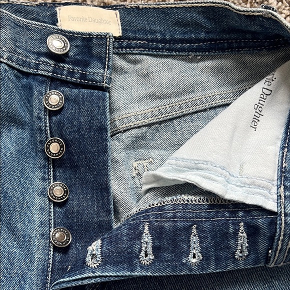 Favorite Daughter The Ollie Ultimate Baggy Wide Leg Jeans in Bedford in Size 23 - Picture 12 of 16